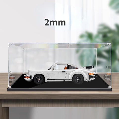 38 X 20 X 20cm 2mm 3mm Acrylic Display Box for Lego 10295 911 Turbo Building Blocks Showcase Blocks Accessories