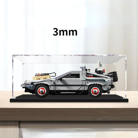 38 x 20 x 15cm 2mm 3mm Thick Acrylic Display Case for LEGO 10300 Dust-Proof Transparent Clear Display Box Showcase Only Box