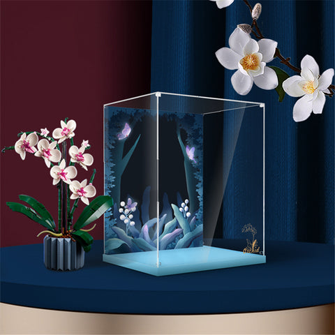 Acrylic Display Case for Lego Orchid 10311 Dust-Proof Transparent Clear Display Box Showcase (Only Box)