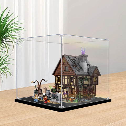 40x 25 x 25cm 2mm Display Box For 21341 The Sanderson Sisters' Cottage Building Blocks Showcase Blocks Accessories