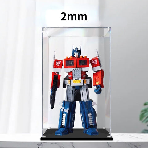 30 x 20 x 40cm 2mm 3mm Assembly Acrylic Display Box for Lego 10302 Building Blocks Showcase Blocks Accessories