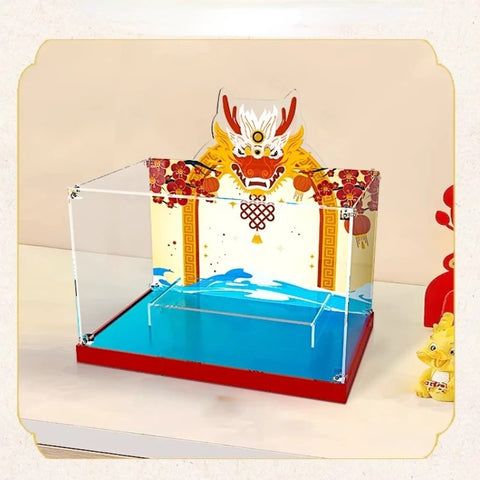 3mm  Acrylic Display Case for Lego 40678 Dust-Proof Transparent Clear Display Box Showcase (Only Box)