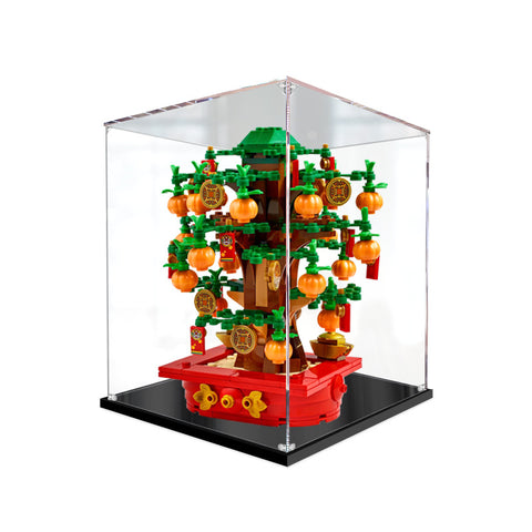 15 x 15 x 20cm 2mm 3mm Acrylic Display Box For Lego 40648 Money Tree  Building Blocks Showcase Blocks Accessories