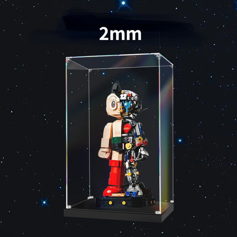 2mm 3mm Thick Display Case For 86203 Astro Boy Building Blocks Set NOT Include the Model Bricks DIY Toys For Children