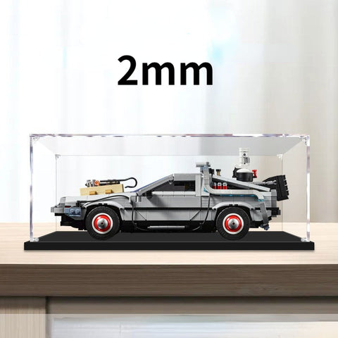 38 x 20 x 15cm 2mm 3mm Thick Acrylic Display Case for LEGO 10300 Dust-Proof Transparent Clear Display Box Showcase Only Box