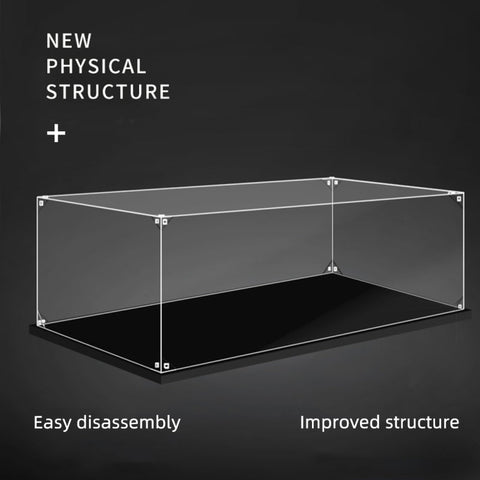 38 x 20 x 15cm 2mm 3mm Thick Acrylic Display Case for LEGO 10300 Dust-Proof Transparent Clear Display Box Showcase Only Box