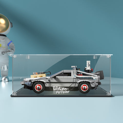 Acrylic Display Box for Lego 10300 Back to the Future Time Machine Dustproof Clear Display Case Toys Organizer