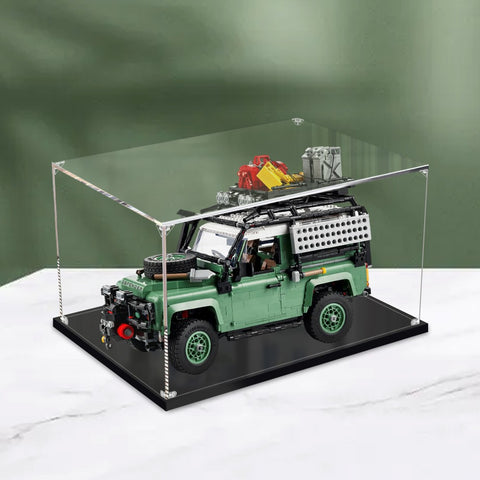 35 x 20x 25cm 2mm 3mm Acrylic Display Box For Lego 10317 Super Off-Road Racing Car Building Blocks Showcase Blocks Accessories