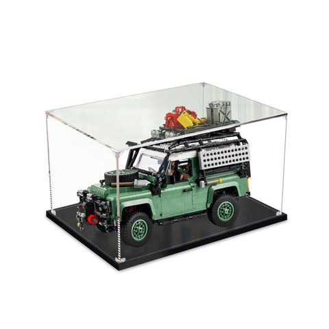 35 x 20x 25cm 2mm 3mm Acrylic Display Box For Lego 10317 Super Off-Road Racing Car Building Blocks Showcase Blocks Accessories