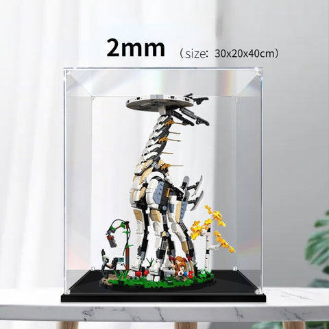 30 x 20 x 40cm 2mm Assembly Acrylic Display Box for 76989 Horizon Tallneck Showcase Blocks Accessories S-grade No Glue